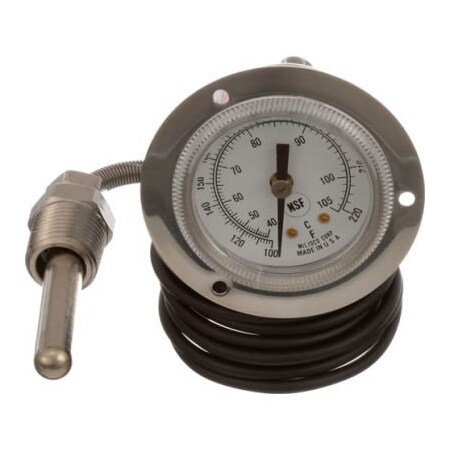 Allpoints Allpoints 621012 Rinse Thermometer2, 100-220F, Front Flang 621012